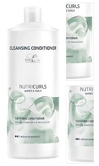 Čistiaci kondicionér pre kučeravé vlasy Wella Professionals NutriCurls for Wave  a  Curls - 1000 ml (99240060995) + darček zadarmo 3