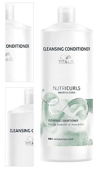 Čistiaci kondicionér pre kučeravé vlasy Wella Professionals NutriCurls for Wave  a  Curls - 1000 ml (99240060995) + darček zadarmo 4