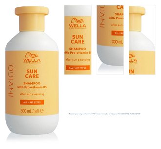 Čistiaci šampón pre vlasy namáhané slnkom Wella Professionals Invigo Sun Care Shampoo - 300 ml (99350169977) + darček zadarmo 1
