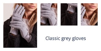Classic grey gloves 1