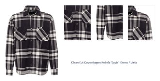 Clean Cut Copenhagen Košeľa 'Davis'  čierna / biela 1