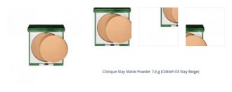 Clinique Stay Matte Powder 7,6 g (Odtieň 03 Stay Beige) 1