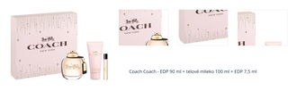 Coach Coach - EDP 90 ml + telové mlieko 100 ml + EDP 7,5 ml 1