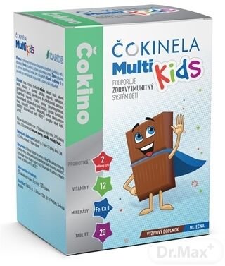 ČOKINELA Multi Kids čokoládové tabličky
