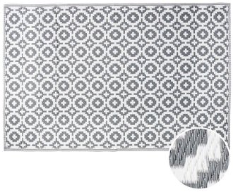 COLOUR CLASH Exteriérový koberček mozaika 180 x 120 cm - sivohnedá