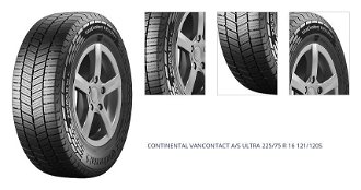 CONTINENTAL VANCONTACT A/S ULTRA 225/75 R 16 121/120S 1