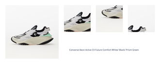 Converse Aeon Active CX Future Comfort White/ Black/ Prism Green 1