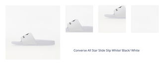 Converse All Star Slide Slip White/ Black/ White 1