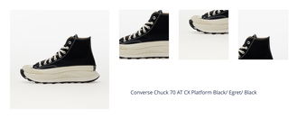 Converse Chuck 70 AT CX Platform Black/ Egret/ Black 1