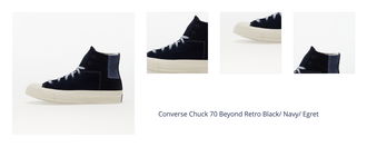 Converse Chuck 70 Beyond Retro Black/ Navy/ Egret 1