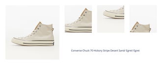 Converse Chuck 70 Hickory Stripe Desert Sand/ Egret/ Egret 1