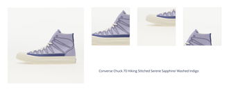 Converse Chuck 70 Hiking Stitched Serene Sapphire/ Washed Indigo 1