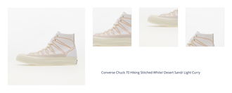 Converse Chuck 70 Hiking Stitched White/ Desert Sand/ Light Curry 1