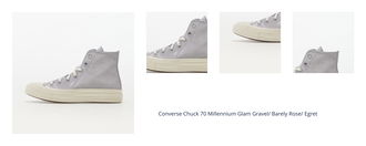 Converse Chuck 70 Millennium Glam Gravel/ Barely Rose/ Egret 1