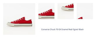 Converse Chuck 70 OX Enamel Red/ Egret/ Black 1