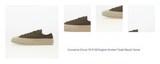 Converse Chuck 70 P100 Engine Smoke/ Toad/ Beach Stone 1