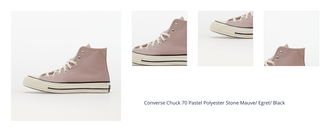 Converse Chuck 70 Pastel Polyester Stone Mauve/ Egret/ Black 1