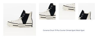 Converse Chuck 70 Plus Egret/ Black/ Egret 1