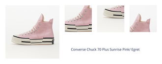 Converse Chuck 70 Plus Sunrise Pink/ Egret 1