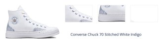 Converse Chuck 70 Stitched White Indigo 1