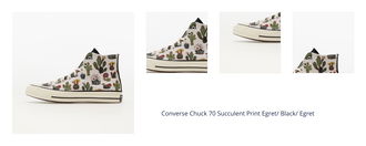 Converse Chuck 70 Succulent Print Egret/ Black/ Egret 1