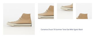 Converse Chuck 70 Summer Tone Oat Milk/ Egret/ Black 1