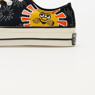 Converse Chuck 70 Sunny Floral Print Black/ Amarillo/ Bold Mandarin 9