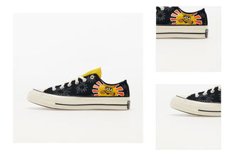 Converse Chuck 70 Sunny Floral Print Black/ Amarillo/ Bold Mandarin 3