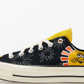 Converse Chuck 70 Sunny Floral Print Black/ Amarillo/ Bold Mandarin 5