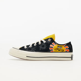 Converse Chuck 70 Sunny Floral Print Black/ Amarillo/ Bold Mandarin 2