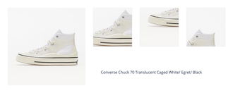 Converse Chuck 70 Translucent Caged White/ Egret/ Black 1