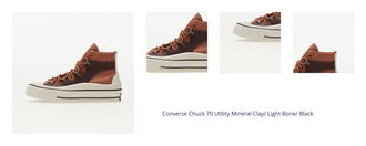 Converse Chuck 70 Utility Mineral Clay/ Light Bone/ Black 1