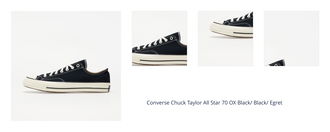 Converse Chuck Taylor All Star 70 OX Black/ Black/ Egret 1