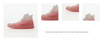 Converse Chuck Taylor All Star Hi CX Future Comfort Egret/ Strawberry Jam 1