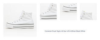 Converse Chuck Taylor All Star Lift Hi White/ Black/ White 1