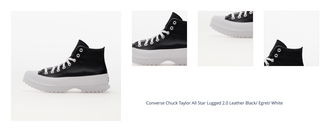 Converse Chuck Taylor All Star Lugged 2.0 Leather Black/ Egret/ White 1