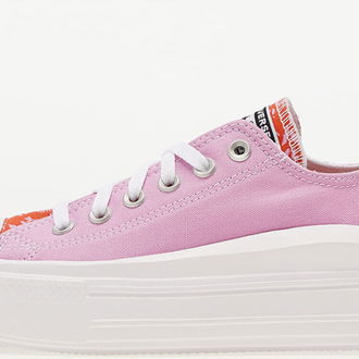 Converse Chuck Taylor All Star Move Low Platform Beyond Pink/ White 5