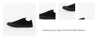 Converse Chuck Taylor All Star OX Black Monoch 1