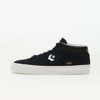 Converse Cons Louie Lopez Pro Suede And Leather Black/ Black/ White 2