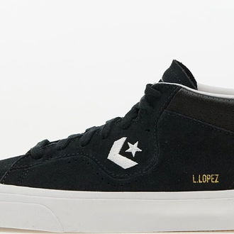 Converse Cons Louie Lopez Pro Suede And Leather Black/ Black/ White 5