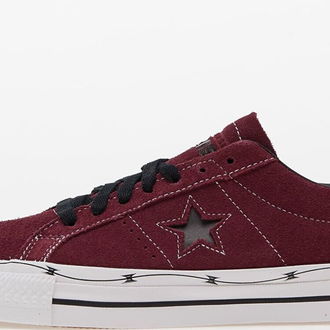 Converse Cons One Star Pro Razor Wire Deep Bordeaux/ Black/ White 5