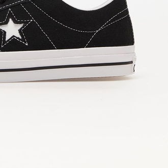 Converse Cons One Star Pro Suede Black/ Black/ White 9