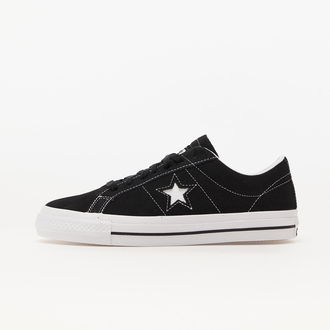 Converse Cons One Star Pro Suede Black/ Black/ White 2