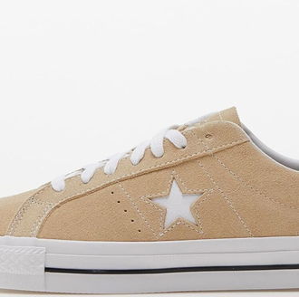 Converse One Star Pro Classic Suede Oat Milk/ White/ Black 5