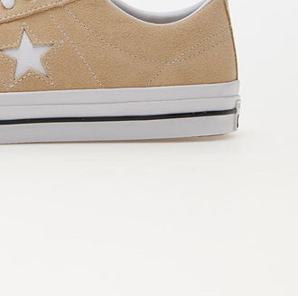 Converse One Star Pro Classic Suede Oat Milk/ White/ Black 9