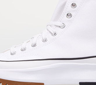 Converse Run Star Hike Hi White/ Black/ Gum 5