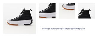 Converse Run Star Hike Leather Black/ White/ Gum 1