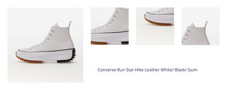 Converse Run Star Hike Leather White/ Black/ Gum 1