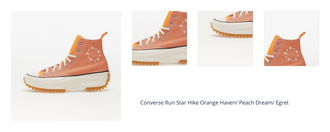 Converse Run Star Hike Orange Haven/ Peach Dream/ Egret 1