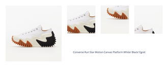 Converse Run Star Motion Canvas Platform White/ Black/ Egret 1